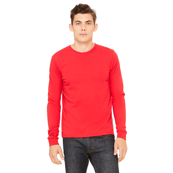 Bella + Canvas® Cotton Jersey Men's Long Sleeve Tee