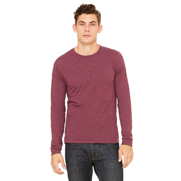 Bella + Canvas® Triblend Jersey Men's Long Sleeve Tee
