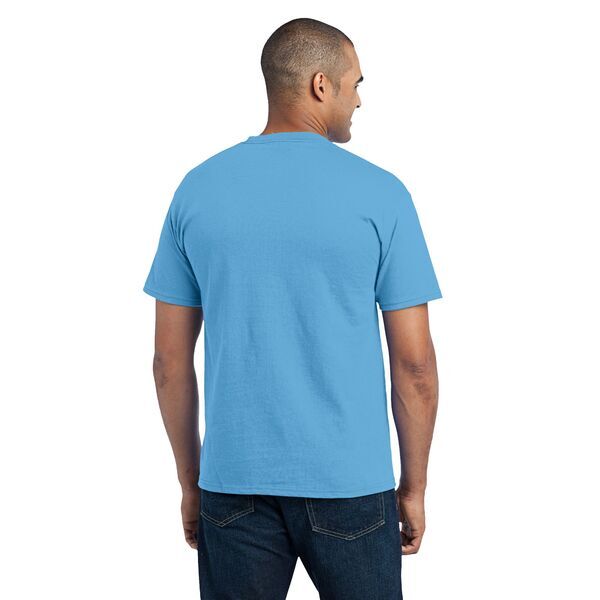 Port & Company® 50/50 Cotton/Poly Men's Pocket Tee