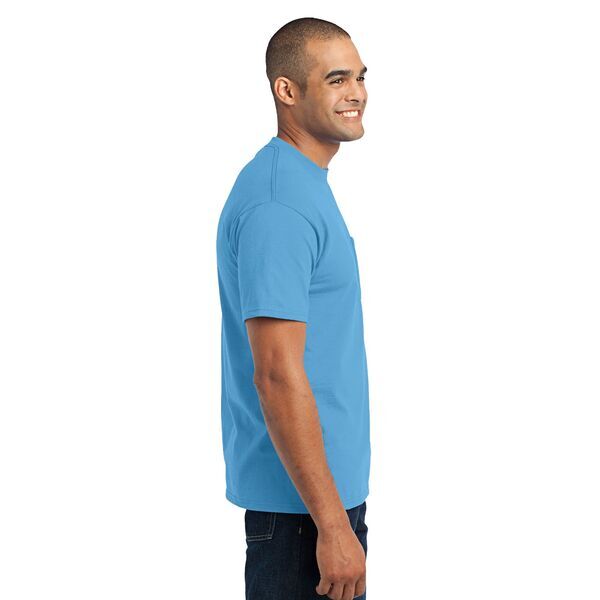 Port & Company® 50/50 Cotton/Poly Men's Pocket Tee