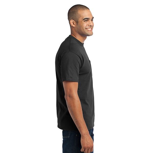 Port & Company® 50/50 Cotton/Poly Men's Pocket Tee