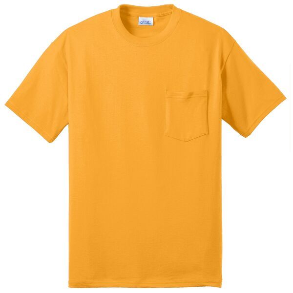 Port & Company® 50/50 Cotton/Poly Men's Pocket Tee