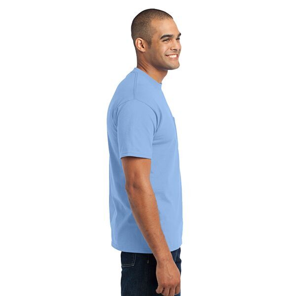 Port & Company® 50/50 Cotton/Poly Men's Pocket Tee