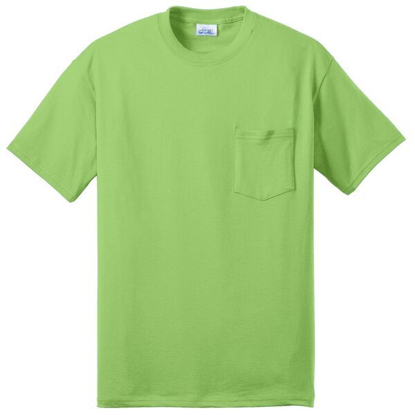 Port & Company® 50/50 Cotton/Poly Men's Pocket Tee