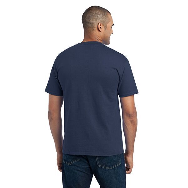 Port & Company® 50/50 Cotton/Poly Men's Pocket Tee