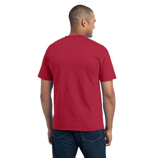 Port & Company® 50/50 Cotton/Poly Men's Pocket Tee