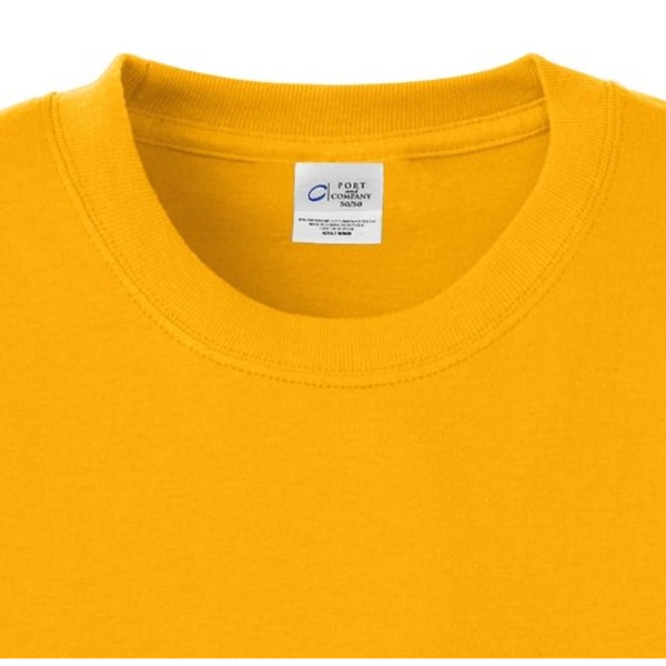 Port & Company® 50/50 Cotton/Poly Men's Long Sleeve Tee