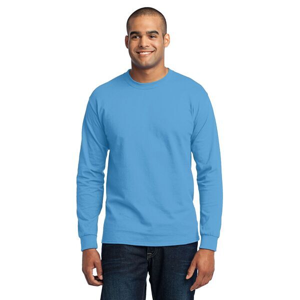 Port & Company® 50/50 Cotton/Poly Men's Long Sleeve Tee