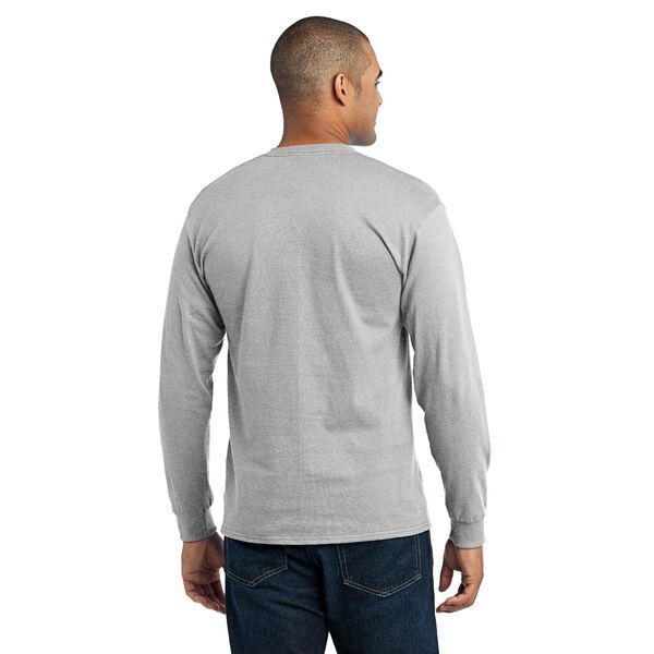 Port & Company® 50/50 Cotton/Poly Men's Long Sleeve Tee
