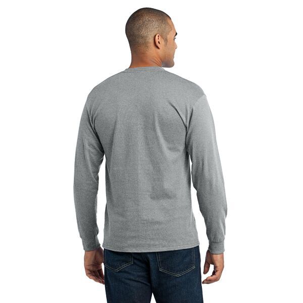 Port & Company® 50/50 Cotton/Poly Men's Long Sleeve Tee