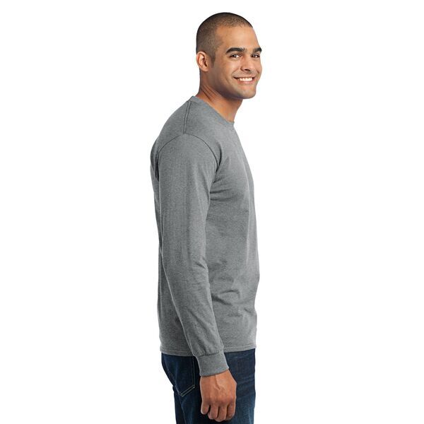 Port & Company® 50/50 Cotton/Poly Men's Long Sleeve Tee
