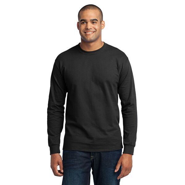 Port & Company® 50/50 Cotton/Poly Men's Long Sleeve Tee