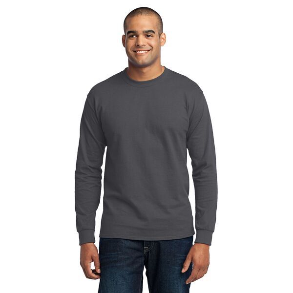 Port & Company® 50/50 Cotton/Poly Men's Long Sleeve Tee