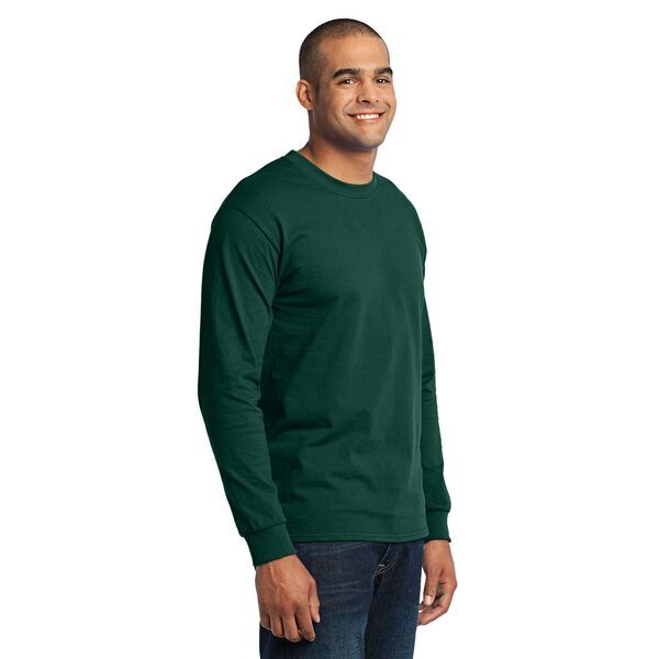 Port & Company® 50/50 Cotton/Poly Men's Long Sleeve Tee