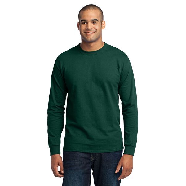 Port & Company® 50/50 Cotton/Poly Men's Long Sleeve Tee