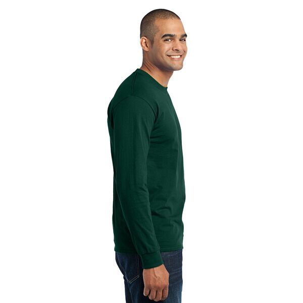Port & Company® 50/50 Cotton/Poly Men's Long Sleeve Tee