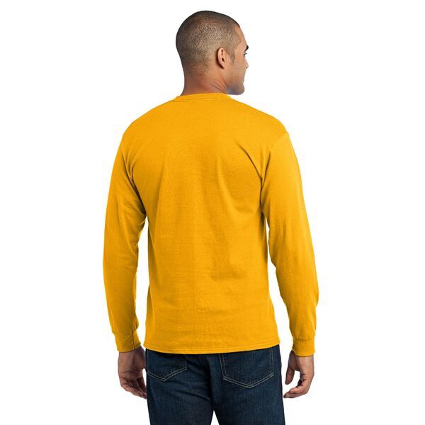 Port & Company® 50/50 Cotton/Poly Men's Long Sleeve Tee