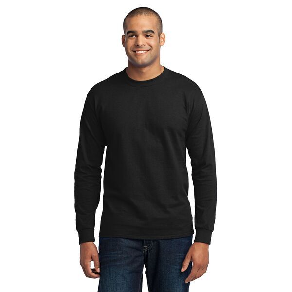 Port & Company® 50/50 Cotton/Poly Men's Long Sleeve Tee