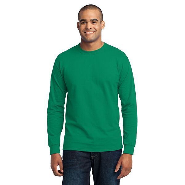 Port & Company® 50/50 Cotton/Poly Men's Long Sleeve Tee