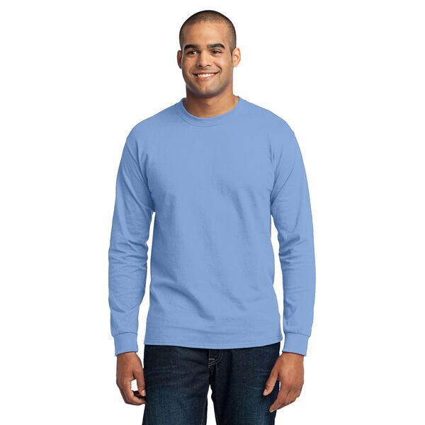 Port & Company® 50/50 Cotton/Poly Men's Long Sleeve Tee