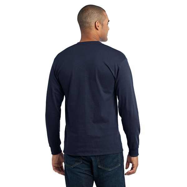 Port & Company® 50/50 Cotton/Poly Men's Long Sleeve Tee
