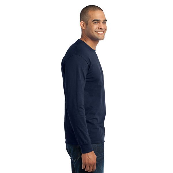 Port & Company® 50/50 Cotton/Poly Men's Long Sleeve Tee