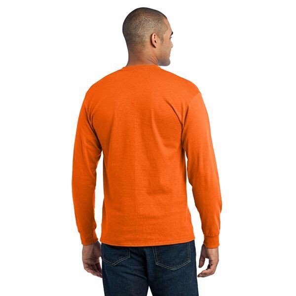 Port & Company® 50/50 Cotton/Poly Men's Long Sleeve Tee