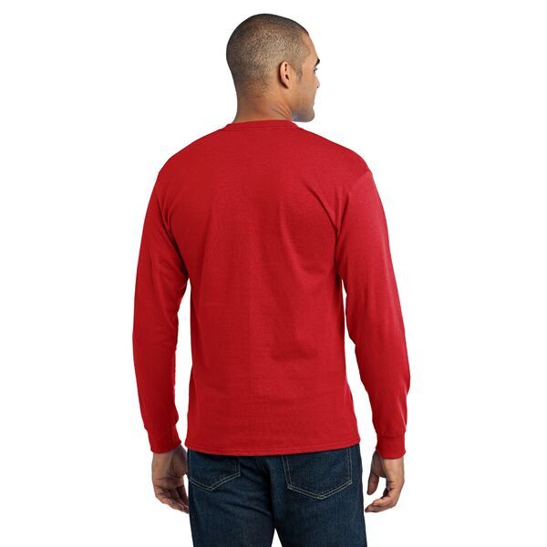 Port & Company® 50/50 Cotton/Poly Men's Long Sleeve Tee