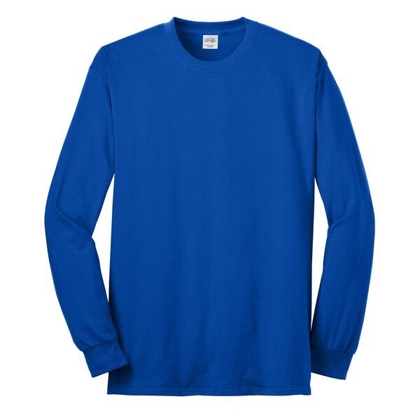 Port & Company® 50/50 Cotton/Poly Men's Long Sleeve Tee