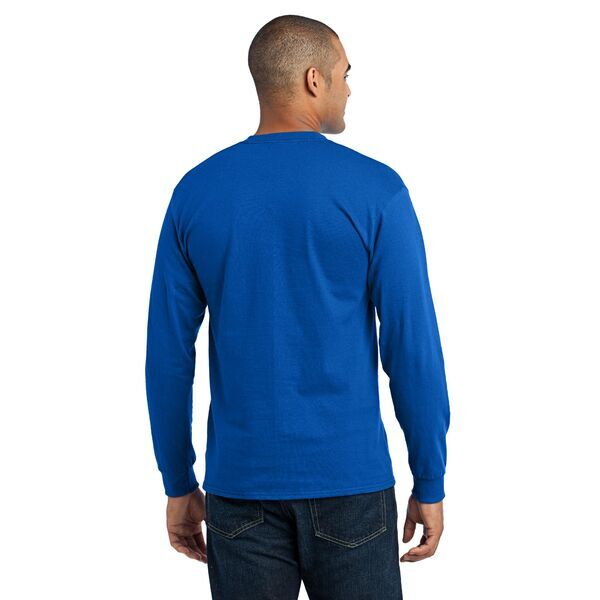Port & Company® 50/50 Cotton/Poly Men's Long Sleeve Tee