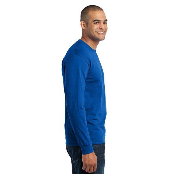 Port & Company® 50/50 Cotton/Poly Men's Long Sleeve Tee