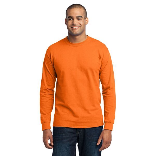 Port & Company® 50/50 Cotton/Poly Men's Long Sleeve Tee