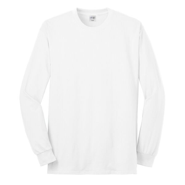 Port & Company® 50/50 Cotton/Poly Men's Long Sleeve Tee