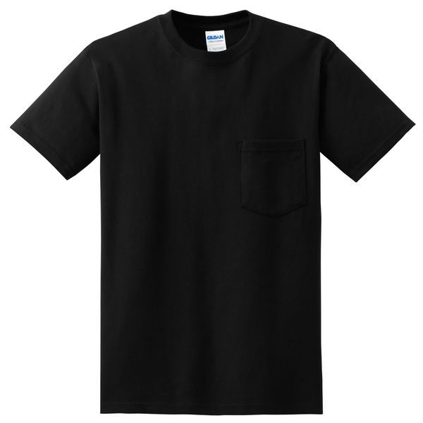 Gildan® Ultra Cotton™ 100% Cotton Men's Pocket Tee