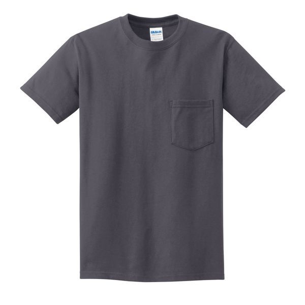 Gildan® Ultra Cotton™ 100% Cotton Men's Pocket Tee