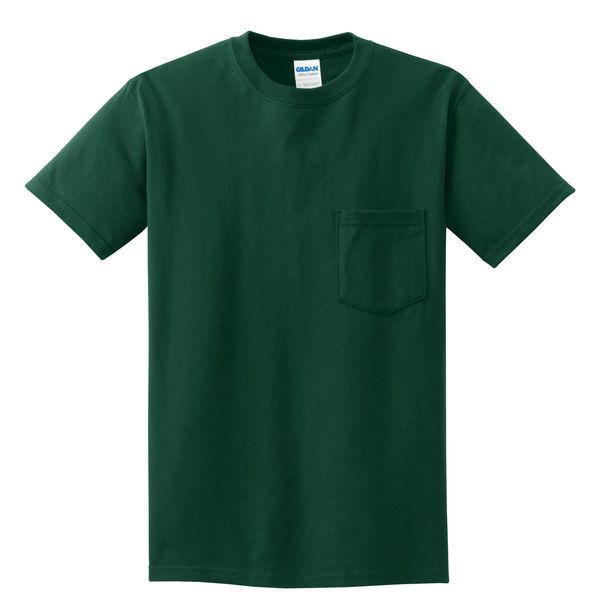 Gildan® Ultra Cotton™ 100% Cotton Men's Pocket Tee