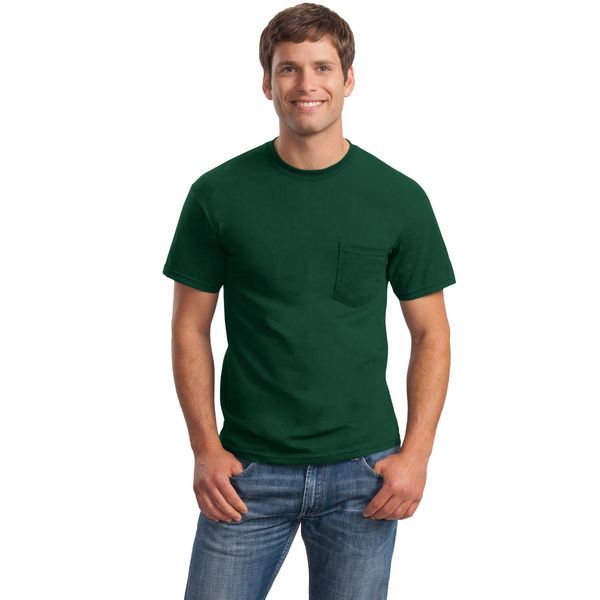 Gildan® Ultra Cotton™ 100% Cotton Men's Pocket Tee