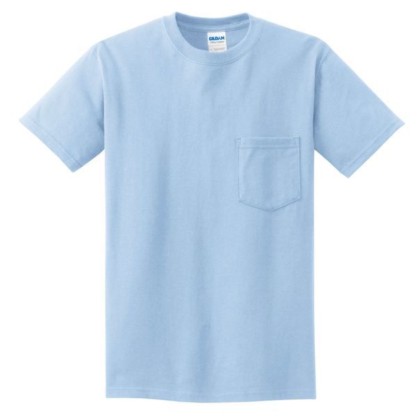 Gildan® Ultra Cotton™ 100% Cotton Men's Pocket Tee