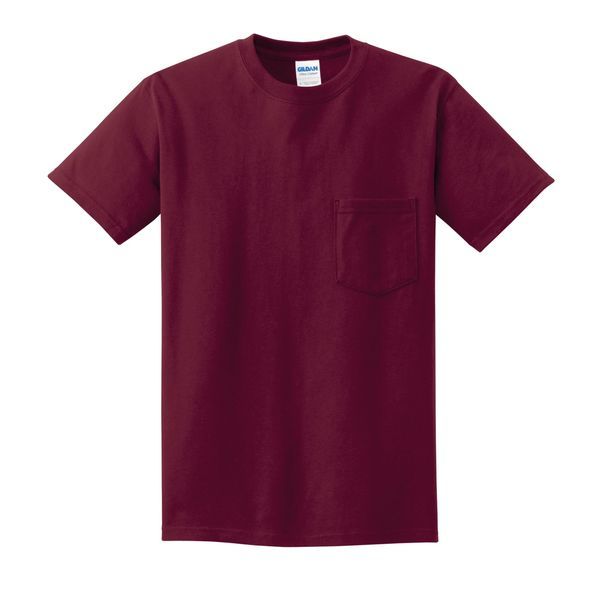 Gildan® Ultra Cotton™ 100% Cotton Men's Pocket Tee