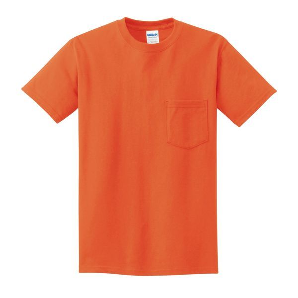 Gildan® Ultra Cotton™ 100% Cotton Men's Pocket Tee