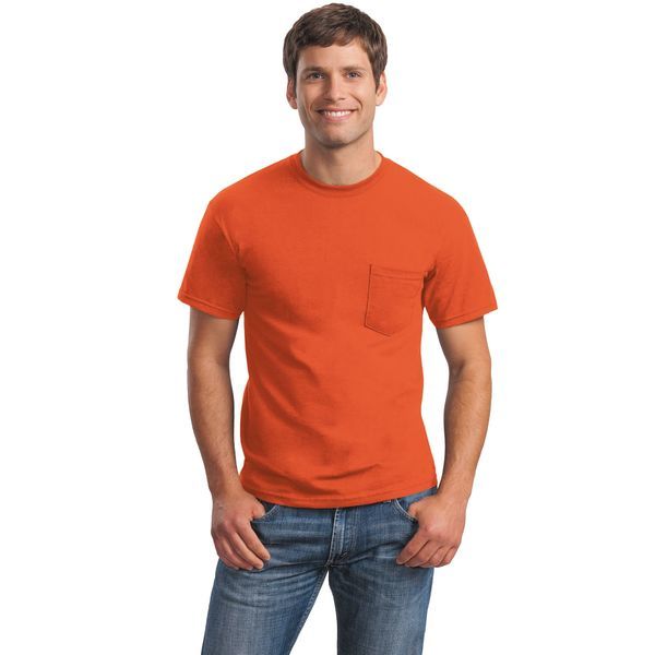 Gildan® Ultra Cotton™ 100% Cotton Men's Pocket Tee