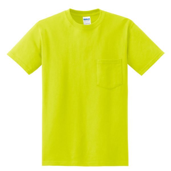 Gildan® Ultra Cotton™ 100% Cotton Men's Pocket Tee