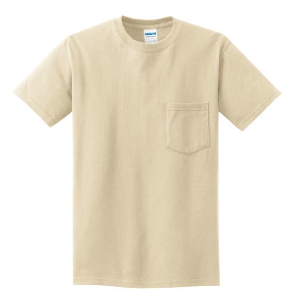 Gildan® Ultra Cotton™ 100% Cotton Men's Pocket Tee