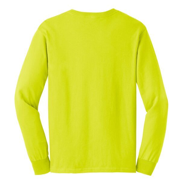 Gildan® Ultra Cotton™ 50/50 Men's Long Sleeve Tee, Safety Colors