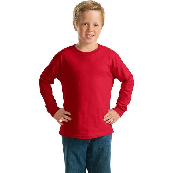 Gildan® Ultra Cotton™ 100% Cotton Youth Long Sleeve Tee