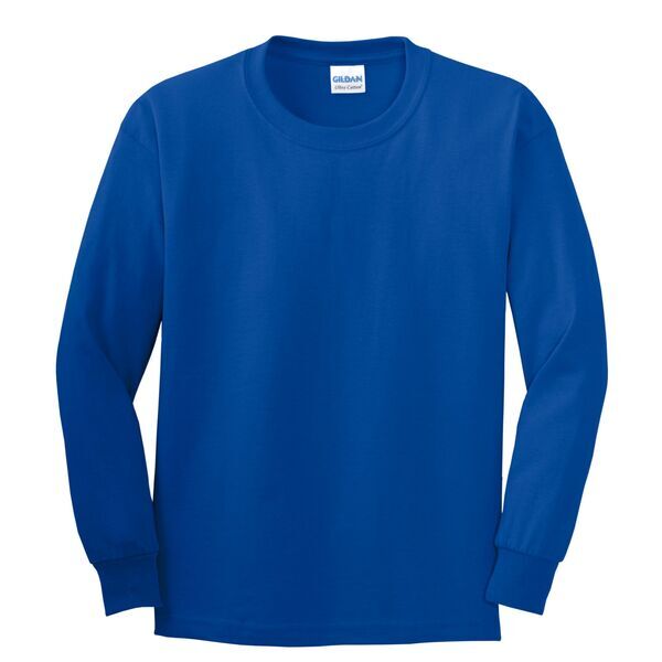Gildan® Ultra Cotton™ 100% Cotton Youth Long Sleeve Tee