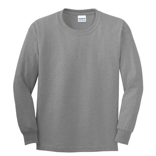 Gildan® Ultra Cotton™ 100% Cotton Youth Long Sleeve Tee