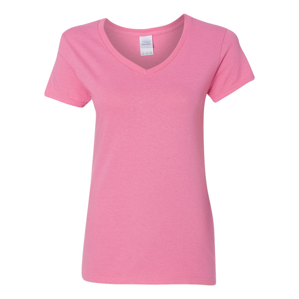 Gildan® Heavy Cotton™ 100% Cotton Ladies' V Neck Tee