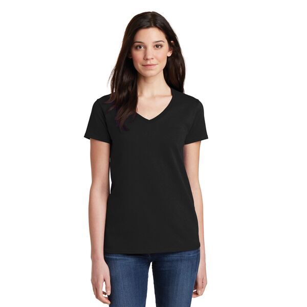 Gildan® Heavy Cotton™ 100% Cotton Ladies' V Neck Tee