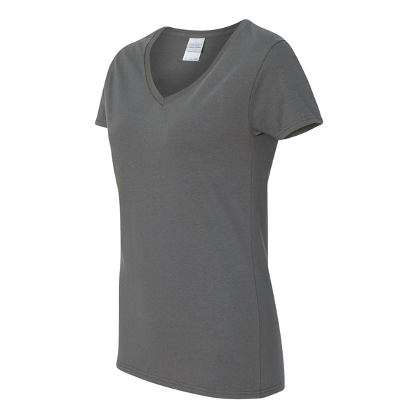 Gildan® Heavy Cotton™ 100% Cotton Ladies' V Neck Tee